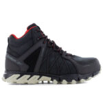 Reebok Sicherheitschuh IB1052 Trailgrip Safety Mid mit Sicherheitsklasse S3 in schwarz rot Ansicht von rechts