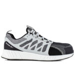 Reebok Sicherheitschuh IB1072 Fusion Flexweave Safety mit Sicherheitsklasse S1P in schwarz grau Ansicht von rechts