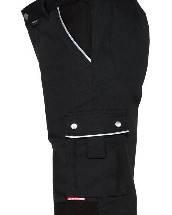 Arbeitshose Planam Canvas 320 schwarz Herren 3.jpg PLANAM - Canvas 320 Bundhose