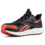 Reebok Sicherheitschuh IB3610 FE4 Adventure Safety mit Sicherheitsklasse S3S in schwarz rot Ansicht von schräg links