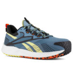 Reebok Sicherheitschuh IB3611 FE4 Adventure Safety mit Sicherheitsklasse S1PS in blau gelb Ansicht von schräg rechts
