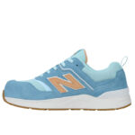 New Balance Sicherheitsschuh Elite Lite für Damen mit Sicherheitsklasse S1P in milky blue orange Ansicht von links