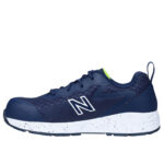 New Balance Sicherheitsschuh Logic mit Sicherheitsklasse S1P in marine gelb Ansicht von links