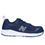 New Balance Sicherheitsschuh Logic mit Sicherheitsklasse S1P in marine gelb Ansicht von rechts